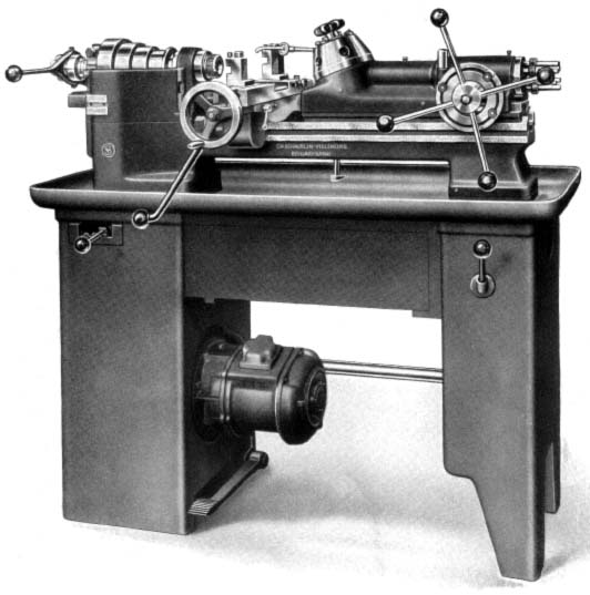 Фото токарно-гвинторізного верстата Schaublin 120